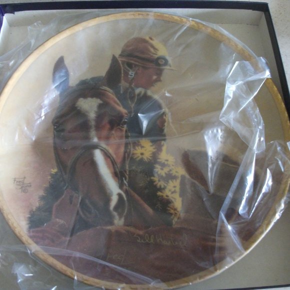 Fred Stone Gold Signature Edition Northern Dancer Collectors Plate - Picture 7 of 7